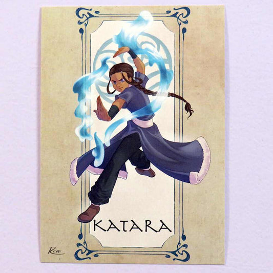 Avatar: the Last Airbender premium art print featuring Katara