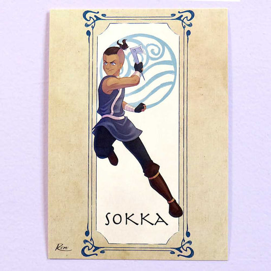 Avatar: the Last Airbender premium art print featuring Sokka